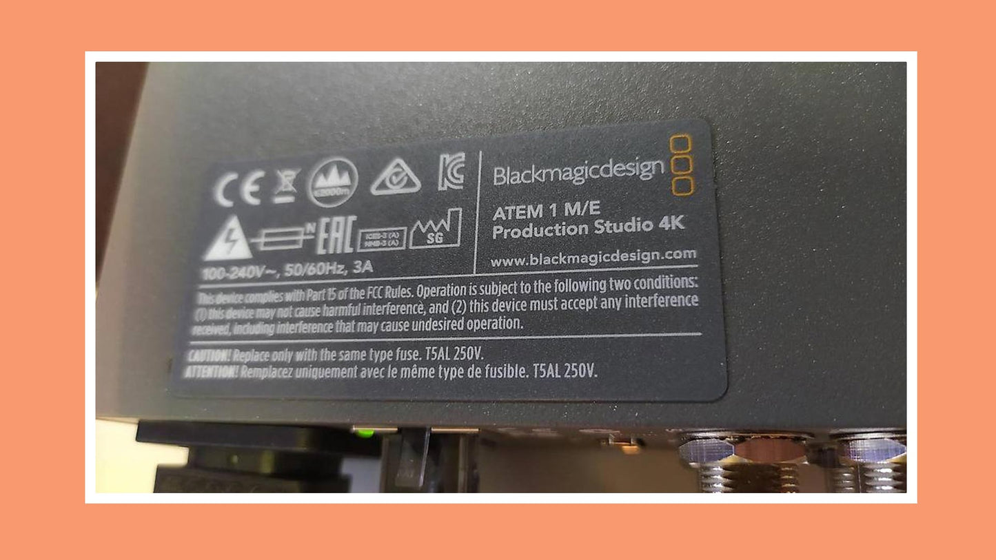 Blackmagic ATEM 1 M/E Production Studio 4K (gebraucht)