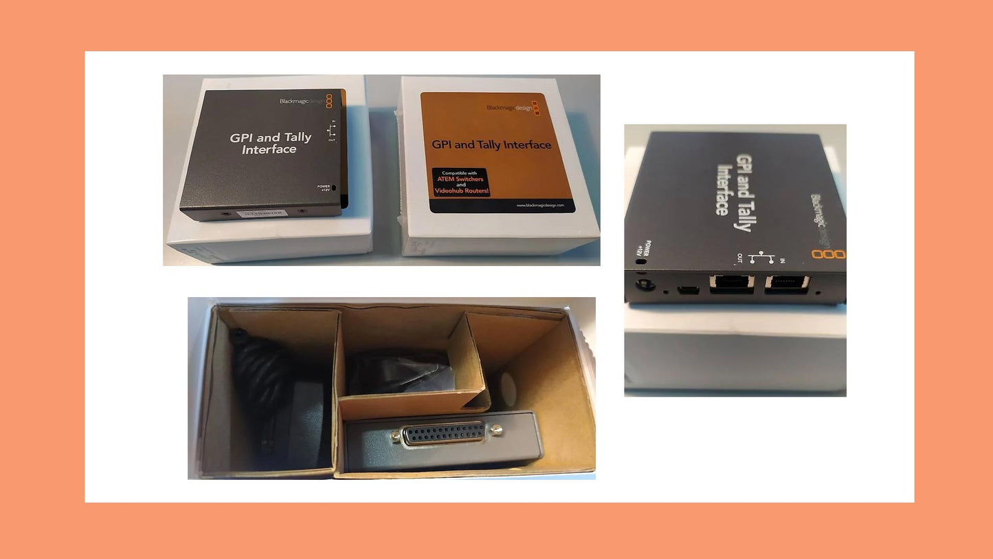Blackmagic Design ATEM GPI and Tally Interface (unbenutzt & originalverpackt)