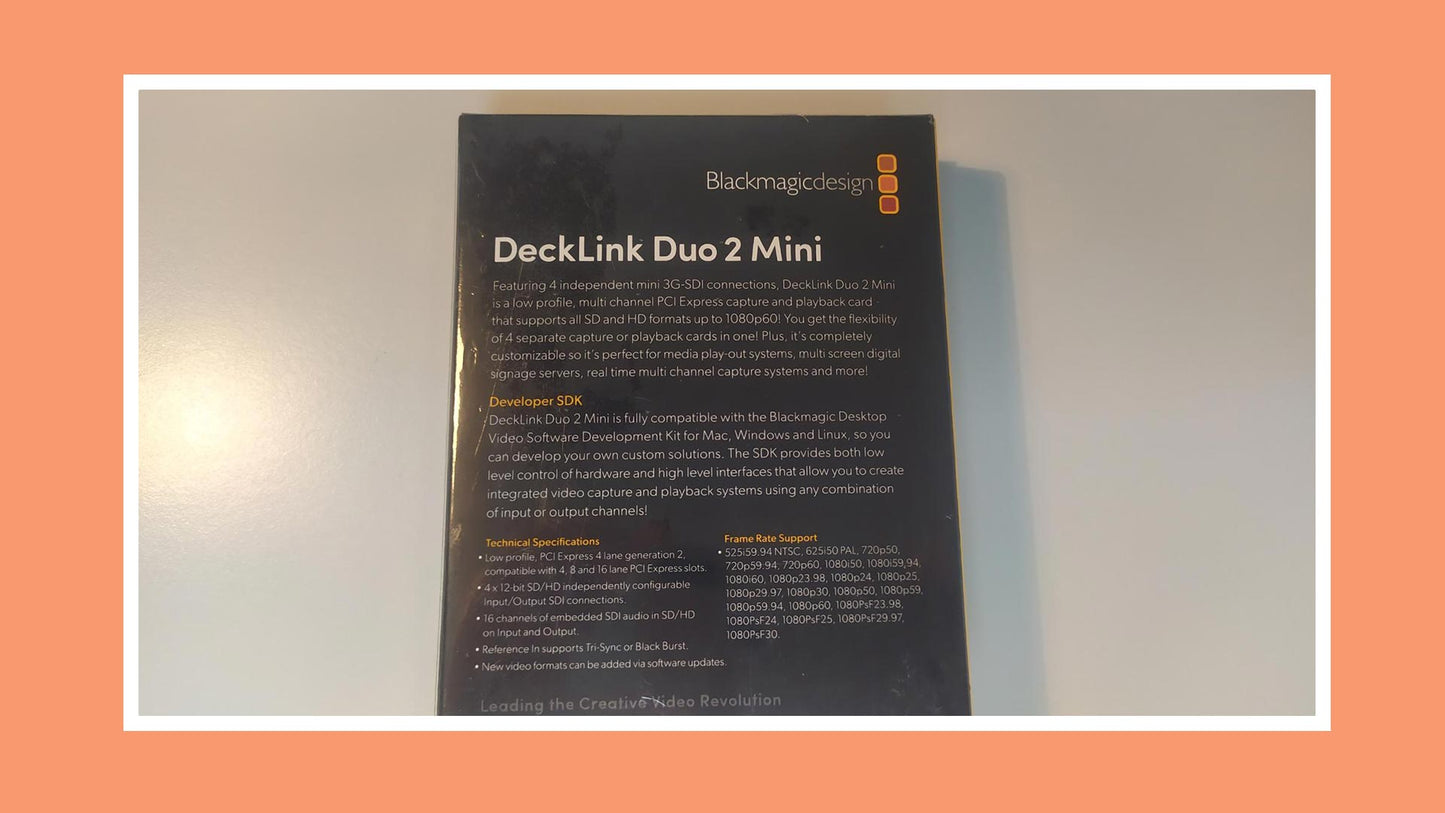 Blackmagic DeckLink Duo 2 Mini (unbenutzt & originalverpackt)