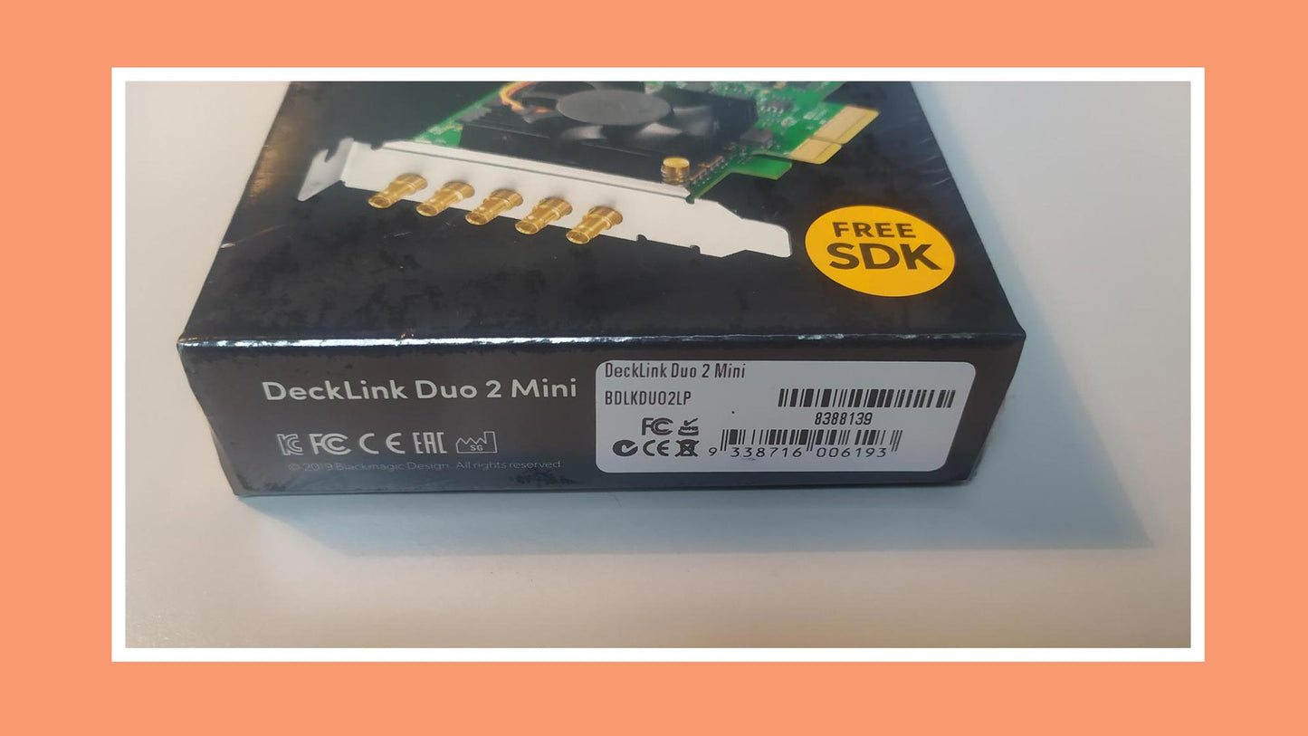 Blackmagic DeckLink Duo 2 Mini (unbenutzt & originalverpackt)