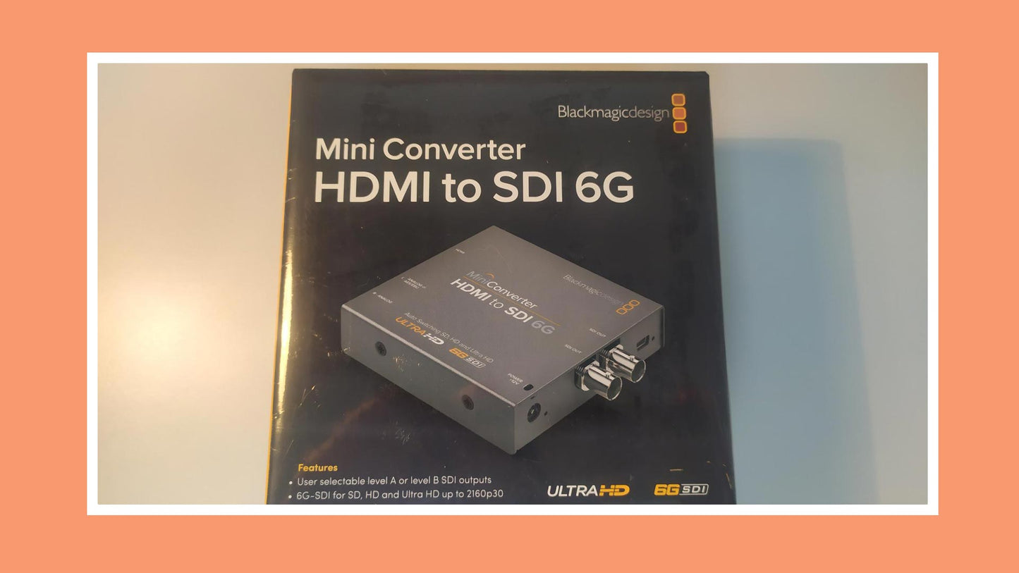 Blackmagic Mini Converter HDMI-SDI 6G (unbenutzt & originalverpackt)